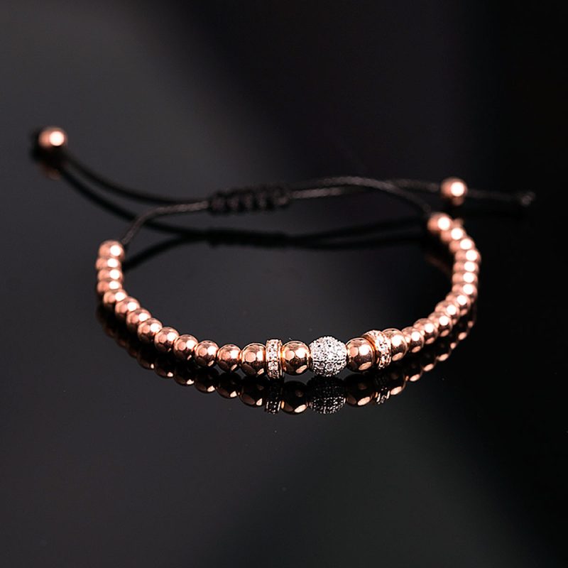 bratara-lux-argint-rosegold-ball