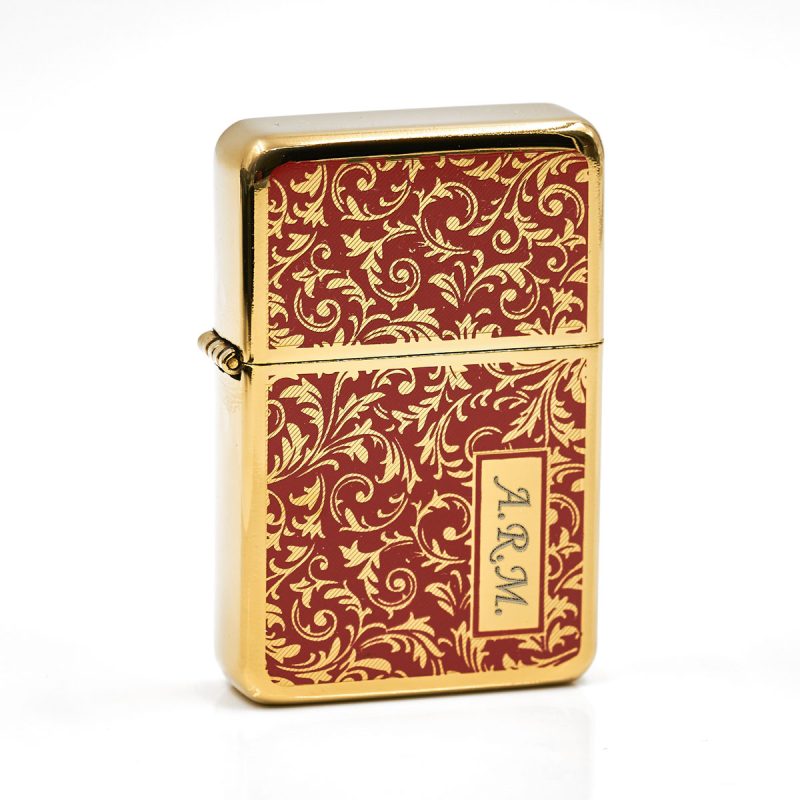 bricheta-gravata-personalizata-red-flourish