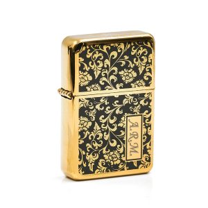 bricheta-personalizata-gravura-black-flourish
