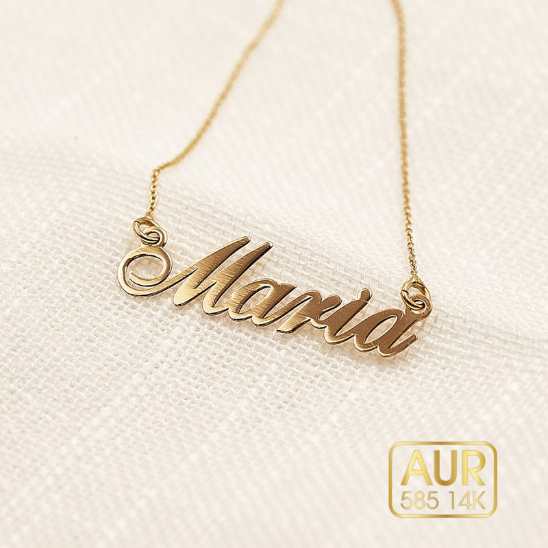 Colier cu nume Aur 14K
